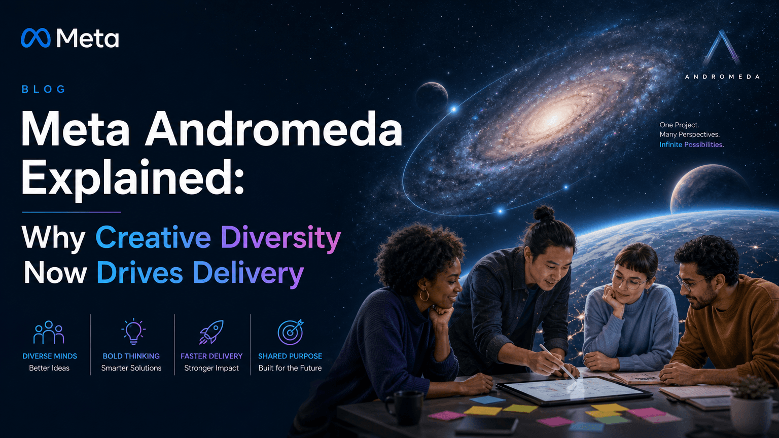 Meta Andromeda Explained: Why Creative Diversity Now Drives Delivery